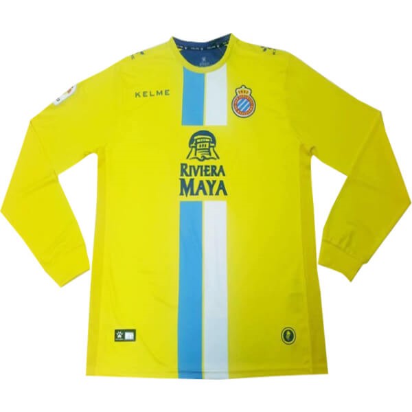 Camiseta Español Replica Tercera Ropa ML 2018/19 Amarillo